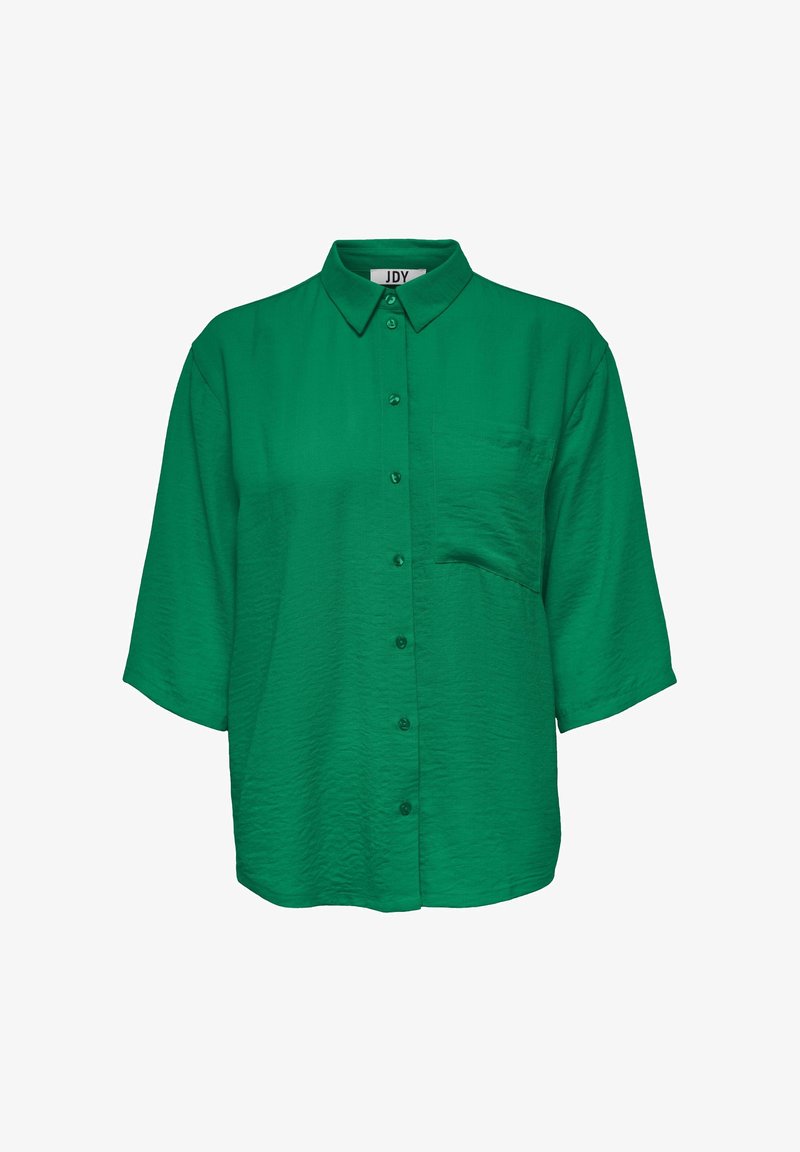 JDY DIVYA 3/4 LOOSE NOOS - Button-down blouse - grün