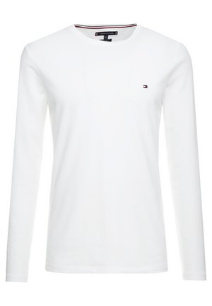 SLIM FIT LONG SLEEVE TEE - Ilgarankovis viršutinės dalies drabužis - white