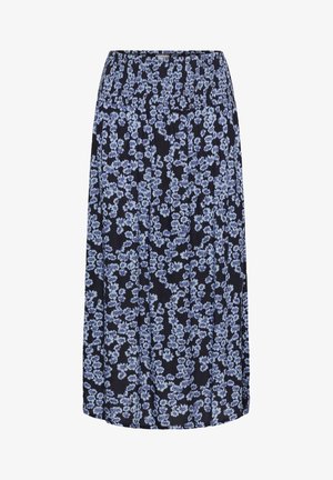 Bon'A Parte, BPAMAYA SKIRT - sukňa v tvare A - blue watercolor flower