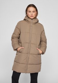VILA Abrigo de invierno - walnut