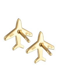 Elli AIRPLANE STUDS - Örhänge - gold-coloured
