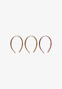 Revolution Haircare TORTOISESHELL SKINNY HEADBAND TORTOISESHELL 3 PACK - Accessoires cheveux - tortoiseshell
