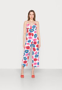 Glamorous LACE UP BACK LOOSE WIDE LEG - Kombinezon