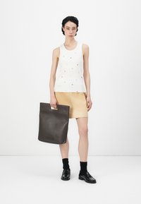 Samsøe Samsøe LIL SKIRT - Nahkseelik - light brown