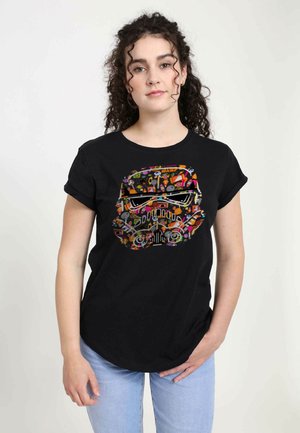 Henry Tiger STAR WARS: LAST JEDI CANDY TROOPER FACE - T-shirts print - black