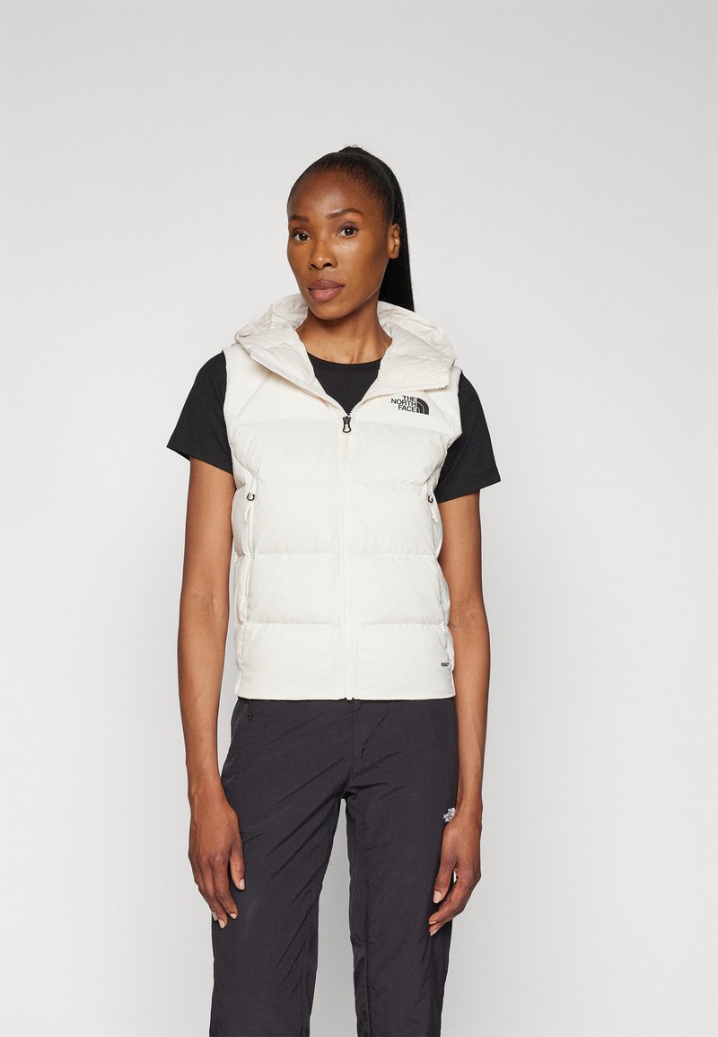The North Face HYALITE VEST - Strukirani kaput - white dune