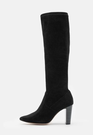 Laarzen met hoge hak - black