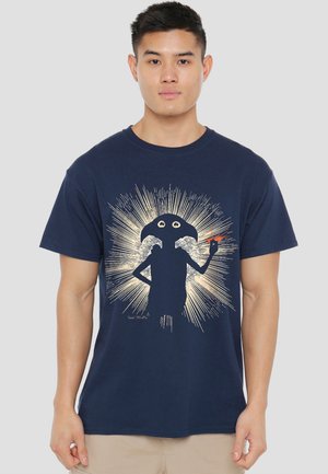 Cotton Soul, HARRY POTTER DOBBY SNAPPING - Print T-shirt - dark blue