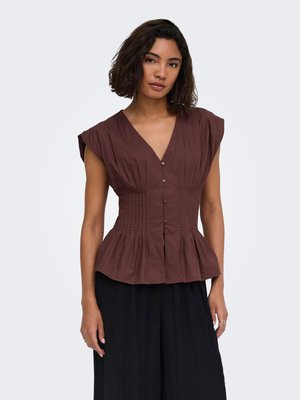 ONLY, TOP ONLMILA TOP - Felső - brown stone