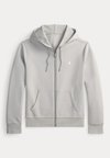 DOUBLE-KNIT FULL-ZIP HOODIE - Суитшърт с цип - soft grey