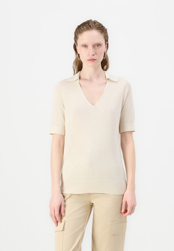 Basic T-shirt - chalk heather