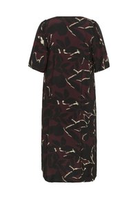 Kaffe Curve Freizeitkleid - windsor wine/black flower