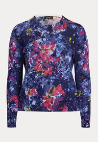 PRINT COTTON-BLEND SWEATER - Pulover - blue multi