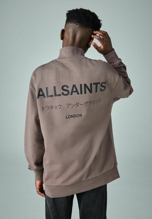 UNDERGROUND  HALF ZIPPED  - Collegepaita - brown