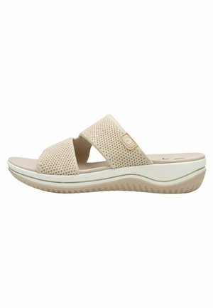 COSHY ORIGINAL – DIE HALLUX-FREUNDLICHE PANTOLETTE - Pantolette flach - beige gold