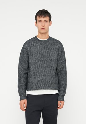 JPRBLAWILSON CREW NECK - Strickpullover - night sky melange