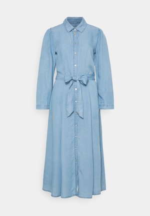 ONLMARY LONG BELT DRESS TALL - Robe en jean - light blue denim