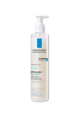 La Roche-Posay Effaclar H Iso-Biome beruhigende Reinigungscreme für Gesicht und Körper, 390 ml Pumpspender, entwickelt für zu Akne neigende Haut.