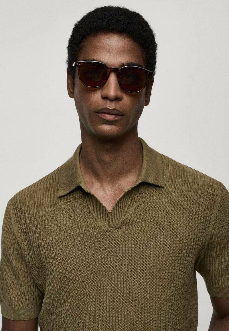 Mango FLUID - Poloshirt - kaki/khaki - Zalando.de