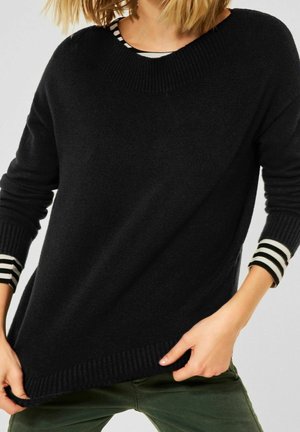 Street One Strickpullover - black
