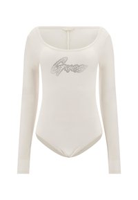 GUESS Maglietta 'TEDDY BEAR HAT' in Bianco Naturale | ABOUT YOU