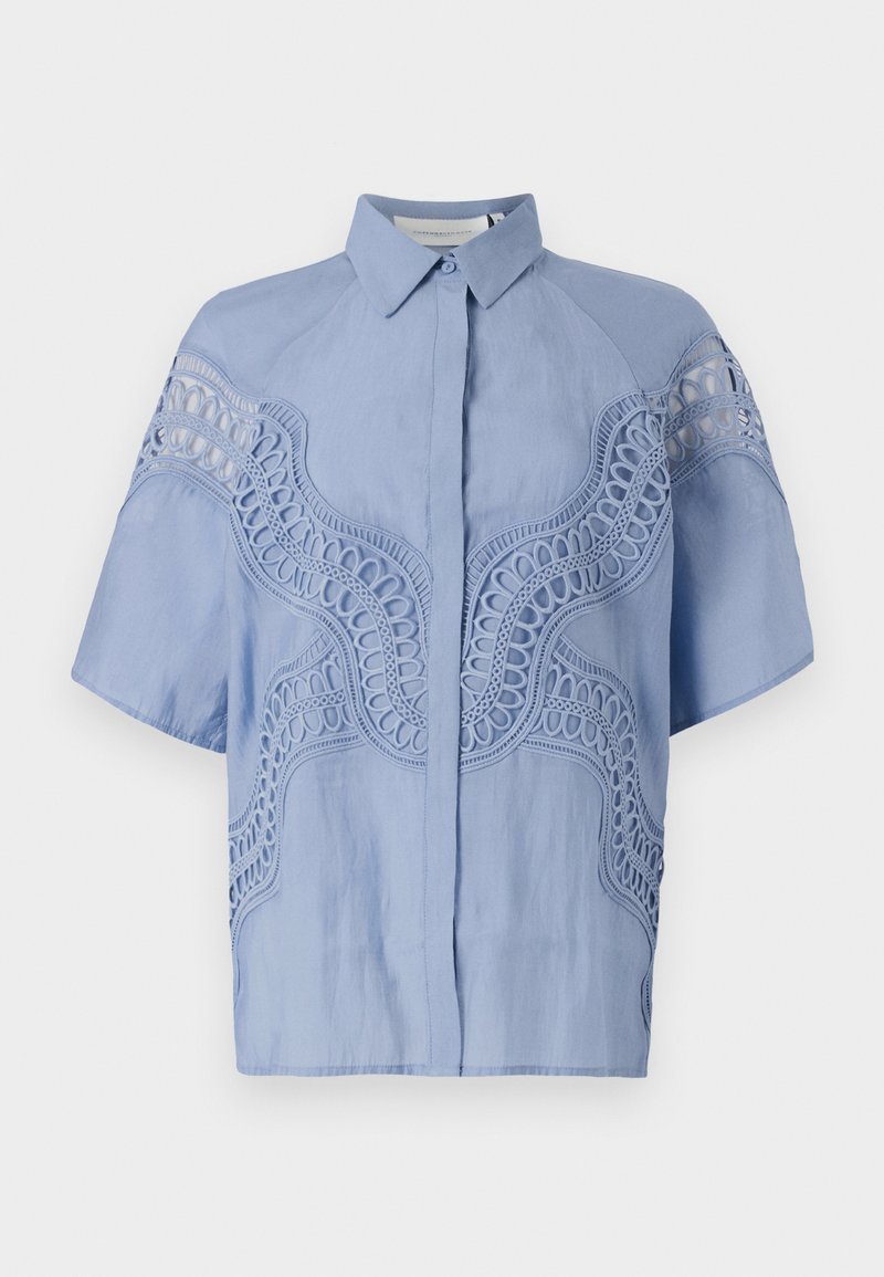 Copenhagen Muse Overhemdblouse lichtblauw
