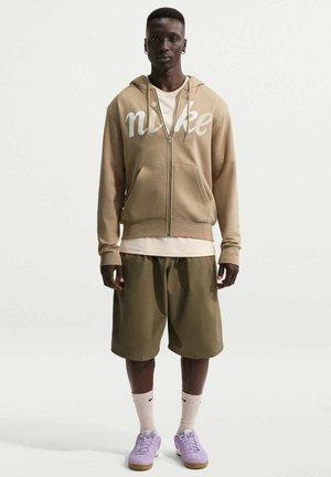 Nike Sportswear, NIKE SPORTSWEAR MEN'S FLEECE FULL-ZIP HOODIE SPORTSWEAR CLUB - Sudadera con cremallera - parachute beige parachute beige sail