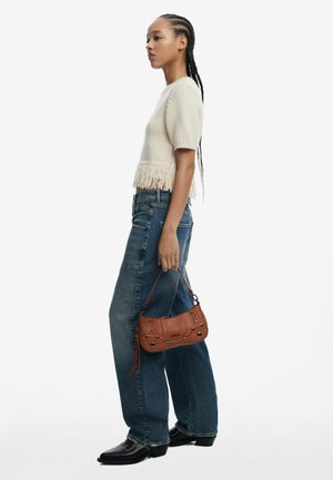 SMALL EMBROIDERED - Sac à main - brown