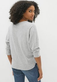 Next 3/4 LENGTH SLEEVES T-SHIRT - Jednoduché tričko - grey