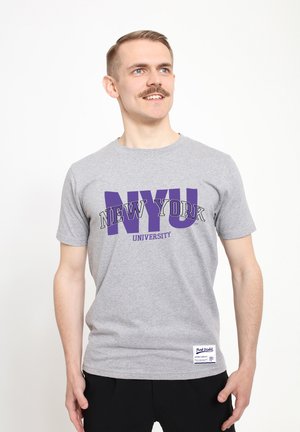 Henry Tiger PARK FIELDS NEW YORK UNIVERSITY SCRIPT - Triko s potiskem - sport grey