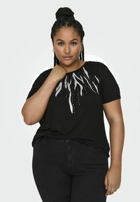 CARULLIA - Apdrukāts T-krekls - black