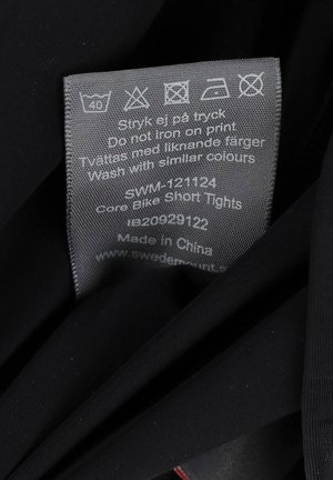 Swedemount CORE BIKE - Šortai - black black