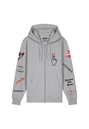 UNISEX - Sweater met rits - grey