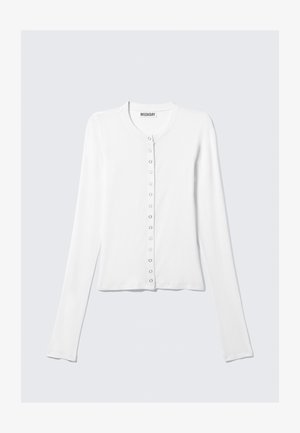Weekday SLIM LONG-SLEEVED - Gilet - white