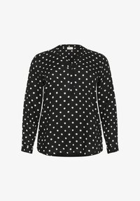 Sélectionné, black chalk dot print