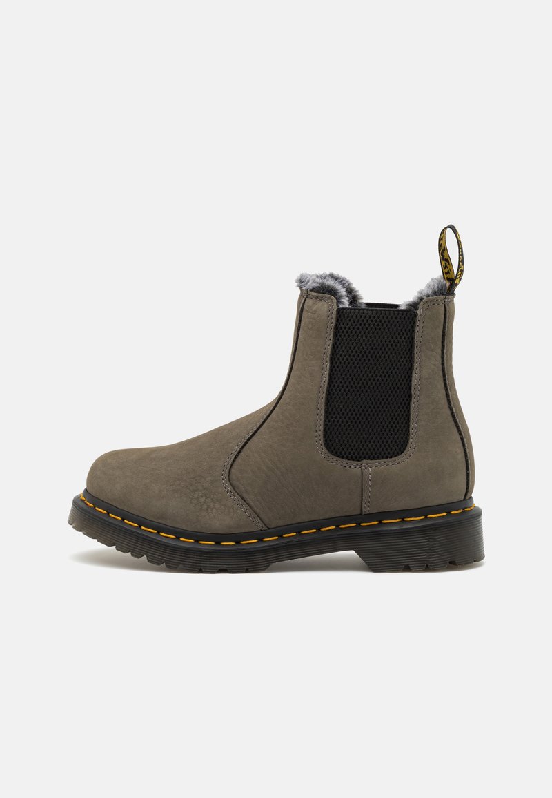 Dr. Martens - LEONORE - Korte laarzen - grey/black, Vergroten