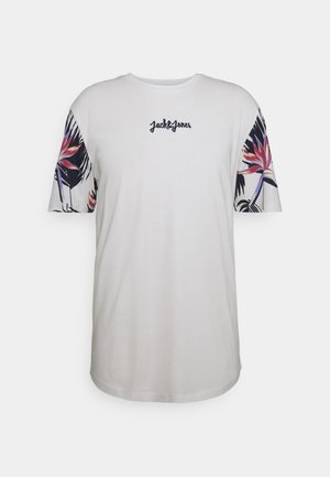JORSUNDAY TEE CREW NECK - T-shirt imprimé - cloud dancer