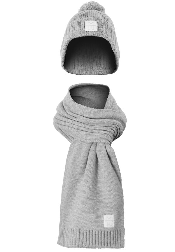 WINTER SET - Schal - ashgray