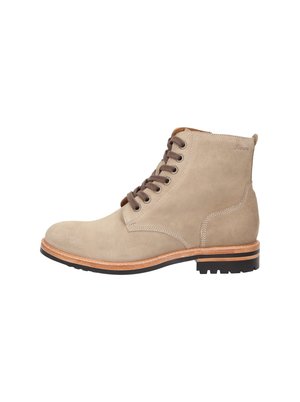 STIEFELETTE  - Schnürstiefelette - beige
