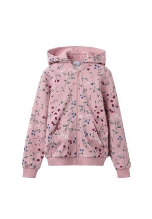 FLORAL WITH POCKET - Zip-up sweatshirt - zephyr