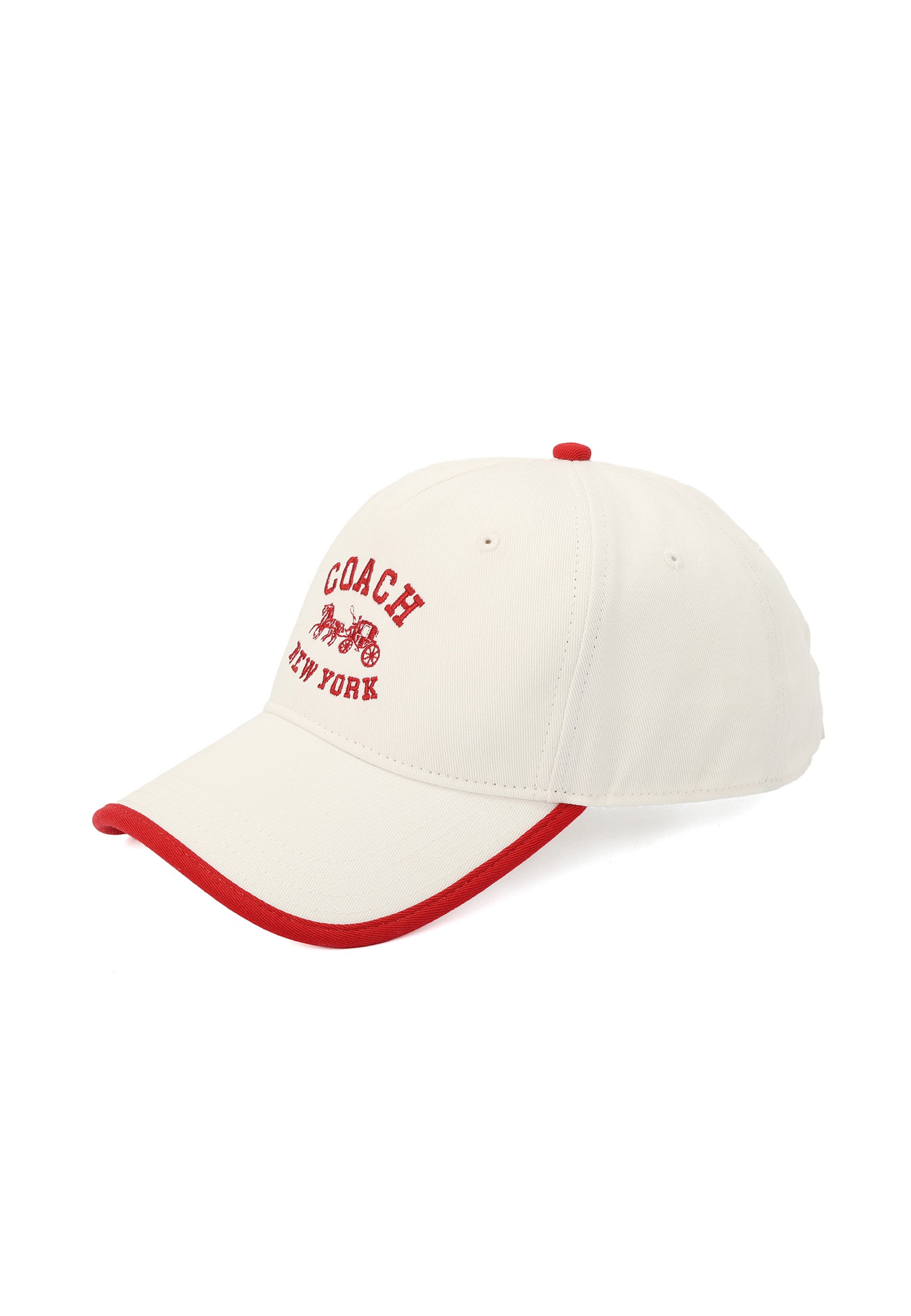 COACH New York White Logo Trucker Cap White Trucker Cap – CoachRac main image 2