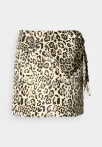 SKIRT - Mini suknja - beige/black