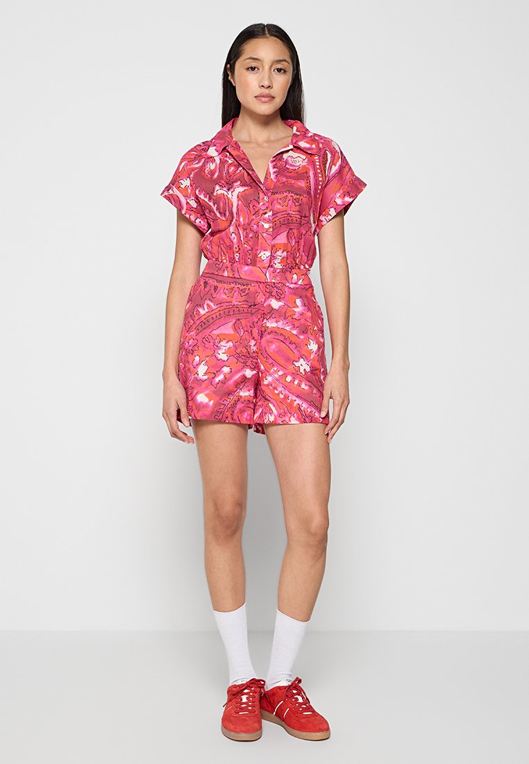 Mango Jumpsuit paars Mango Jumpsuit paars