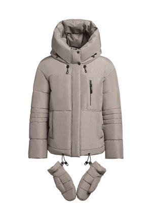 khujo PEEKE SET - Winterjacke - graubeige