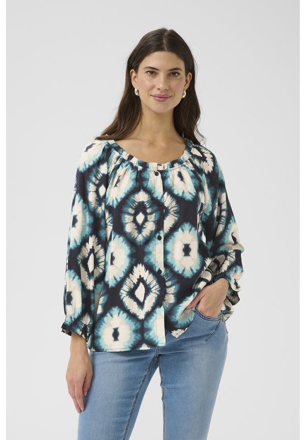 CRTIAH - Bluse - aqua tie dye