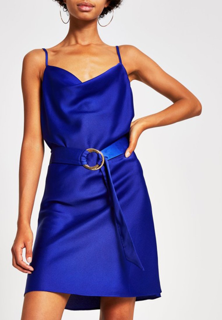 robe bleu zalando