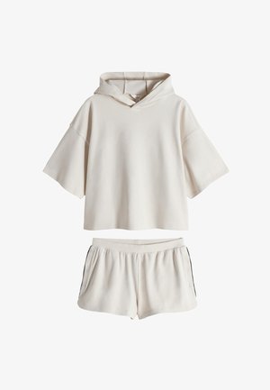 THE SET, SOFT TOUCH HOODIE AND SET - Dressikomplekt - cream
