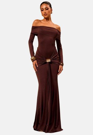 ABEND SAMANTHA OFF SHOULDER - Iltapuku - brown