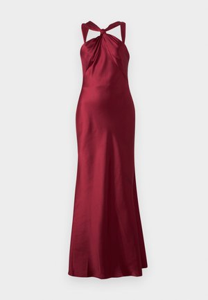 ML Monique Lhuillier MALLORY SLEEVELESS LONG DRESS - Galajurk - bordeaux