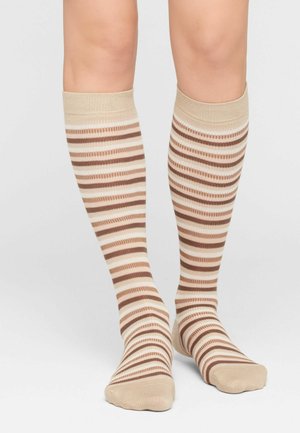 Calzedonia, PATTERNED LONG - Kniekousen - brown